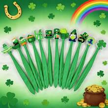 12pcs/24pcs Cartoon Patrick Series Erasers, High-Quality Large Hole Design, Clean & Smudge-Free, Suitable For Students, Classroom Rewards, Holidays, Gifts, Office Supplies - Patrick's Skin Randomly Distributed - View 2