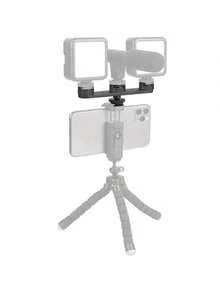 ChromLives Cold Shoe Mount - Triple Shoe Mount Extension Bar! Hot Shoe Adapter Camera Bracket With 1/4 Screw. Ideal For Tripod, Microphone, LED Light. 100% Compatible With Canon & Cameras! - Black - View 7