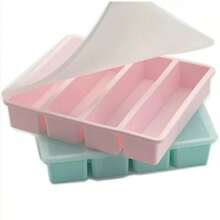 1pc Cube Ice Tray, Large Ice Block Mold, Commercial Grade Ice Brick Maker, Food- Freezing Ice Cube Mold, Easy Release, Convenient For Household Daily Use - Multicolor - View 1