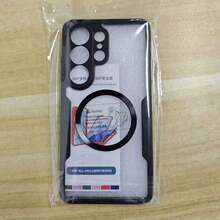 Hadaasi 黑色奢华360°全方位磁吸亚克力保护壳，内置屏幕保护膜，亲肤材质，防刮擦，兼容三星Galaxy S26 Ultra/S26 Plus/S26/M36/S25 FE/S25 Ultra/S25 Plus、A57/A37/A17/A07/A56/A55、苹果17e/17 Pro/17 Pro Max、17、16e、Reno14 Pro、荣耀400/400 Pro/400 Lite、Reno14 F、Hot 60 Pro/Hot 60 Pro+、15C/Note 14 Pro+ - 黑色 - 查看 96