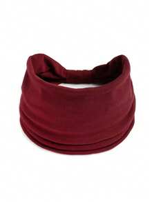 1条/4条装编织高弹宽发带，适合女性日常发型装饰，简约百搭的欧美风宽发带，时尚发饰