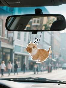 Cat Expression Pack In A Suit, Car Air Freshener, Wardrobe Air Freshener, Fragrance, Rearview Mirror Decoration, Car Interior Decoration, Natural Fragrance Air Purifier, Cartoon Bathroom Fragrance Pack, Living Room/Office/Bedroom Wall Decoration - 香片 - 查看 10