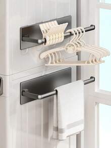 1/2 chiếc giá đựng khăn giấy từ tính, giá treo khăn giấy gắn tường, giá đựng màng bọc thực phẩm, giá đựng gia vị nhà bếp, giá đựng đồ bên hông tủ lạnh, thanh treo khăn, thích hợp để đựng khăn giấy, gia vị và các phụ kiện nhà bếp. - Nhiều màu - Xem 5