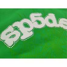 SP5DER Spider Worldwide Tracksuit Hoodie Set Cobweb Spider Style, Letter Print, Hip Hop Hoodie Set,Long Sleeve Fashion Sweatshirt, Hoodie Pant Casual Tracksuit Long Sleeve Athletic Suit, Couple MatchingDesign, Designed For Both Men And Women.Sportswear Set - Green/hoodie - 查看 6