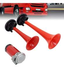 BOCINAS ITALIO TURBO BOES501-SAI - Rojo - Ver 3