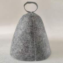 Felt Head Protection Bath Cap, Heat-Resistant Russian-Style Bath Hat, Sauna Cap, Unisex, Perfect For Spa, Pool And Bathroom, Sauna Steam Room Accessory, Lightweight, Moisture-Wicking, Heat-Resistant Bath Cap For Sauna, Soft Felt Water Spa Hat, Couples Hat, Quick-Drying Hat, Valentine's Day Home Bathroom Decor, Autumn/Winter Decor, Back To School Season - Multicolor - View 10