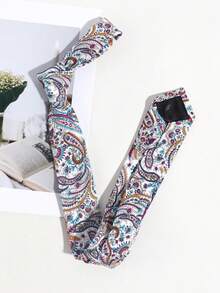 1 chiếc cà vạt nam kiểu Bohemian họa tiết Paisley, thoải mái và đa năng, phù hợp cho trang phục hàng ngày, dự tiệc, hẹn hò, du lịch và nghỉ lễ. - Hương vị hạt điều - Xem 4