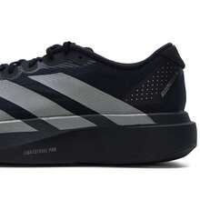 Adidas 男士跑步鞋Adizero EVO SL WOVEN M戶外日常舒適耐穿跑步鞋KI6901 - 黑色/亮金屬鐵灰/碳黑 - 查看 9