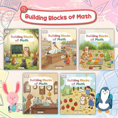 Building Blocks Of Math Activity Book – Foundational Skills Practice With Counting, Comparing, Patterns And Shapes, Simple Problem-Solving Games, Hands-On Exercises, Builds Logic, Focus And Number Sense