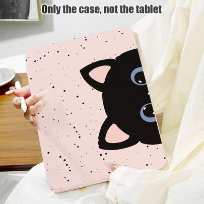 1 件装翻盖式桌面保护套，带笔槽、720 度旋转支架、PU 皮革材质，具备自动休眠/唤醒功能，兼容荣耀、红米、OPPO、vivo、苹果等品牌手机。