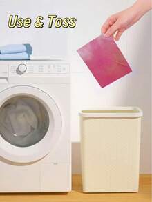 Laundry Sheets, Laundry Detergent Sheets, Anti-Stain Clothing Papers, Prevent Clothing Discoloration And Absorbent Laundry Supplies (50/100/150 Sheets Per Pack)