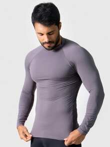 Men's Thermal Polyamide Shirt With UV50 Protection - RCL Modas - 灰色 - 查看 2