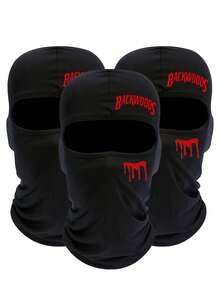 1pc Or 2pcs Unisex "GHIEGTY" Printed Balaclava Windproof Face Mask For Outdoor Travel Hiking Skiing Cycling - Multicolor - View 11