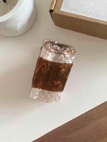 1pc Cute & Fun Acrylic Bread, Coffee, Croissant, Latte Themed Hair Claw Clip, Suitable For Long And Thick Hair - Multicolor - View 5