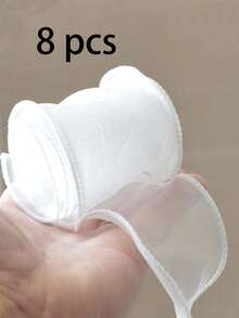 1 条半透明欧根纱丝带，带卷边，用于包装鲜花、蛋糕、婚礼装饰、礼品盒、蝴蝶结、节日装饰 - 白色 - 查看 17