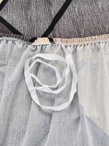 1 pieza Funda de sofá de estiramiento con patrón geométrico, de tela de poliéster moderna, lavable a máquina, adecuada para todas las estaciones - Marrón - Ver 8