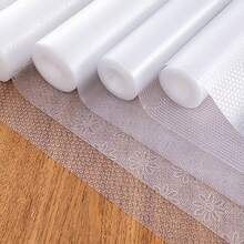 加厚PEVA橱柜垫，抽屉垫，防潮、防水、防油，适用于厨房、货架、衣柜、冰箱 - 無色 - 查看 1