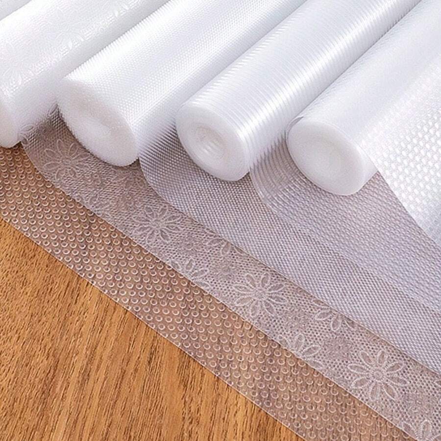 加厚PEVA橱柜垫，抽屉垫，防潮、防水、防油，适用于厨房、货架、衣柜、冰箱 - 無色 - 查看 1