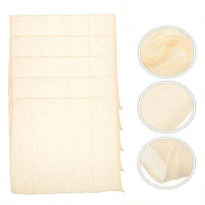 4Pcs Reusable Cheese Filter Cloth Premium Unbleached Gauze For Straining Milk Yogurt Tofu Making Soy Product Filtering Fabric