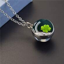 1PC Four Leaf Clover Pendant Necklace Women Fashion Jewelry Gift For Birthday Anniversary Valentine's Day Lucky Charm Statement Neckwear - style - View 9