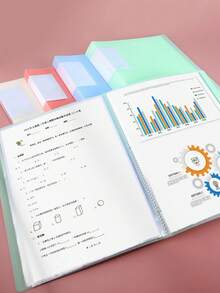 Túi đựng hồ sơ nhiều lớp trong suốt khổ A4, dùng để sắp xếp tài liệu cho học sinh/văn phòng, đựng hợp đồng/bản nhạc. - Nhiều màu - Xem 11