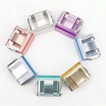 6pcs Invisible Pant Leg Clips - No Sewing Required Pant Leg Fixers To Prevent Dragging, Also Can Be Used To Secure Sun Hat/Bucket Hat Strings, Invisible Pant Leg Shortening Clips, Hidden Clasp Pant Leg Closure Device To Prevent Dragging Hem - Multicolor - View 5