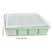 1pc Cube Ice Tray, Large Ice Block Mold, Commercial Grade Ice Brick Maker, Food- Freezing Ice Cube Mold, Easy Release, Convenient For Household Daily Use - Multicolor - View 10