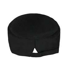 Adjustable Extra Plus Large Unisex Chef Hat Size XL XXL And Up For Cooking Baking Caps With Breathable Mesh Top - màu đen - Xem 2