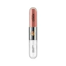 KIKO MILANO – Lápiz labial líquido de doble toque ilimitado con acabado mate o brillo labial | Maquillaje sin crueldad | Pintalabios de maquillaje profesional - 103 Rosa Natural - Ver 6