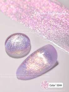 12毫升 2026新款极光独角兽高光小灯泡，网红爆款透明闪亮极光亮片凝胶，彩虹碎钻星河美人鱼指甲油，适合多种场合：购物、约会、通勤、居家DIY美甲沙龙。配备LED灯、UV底油、亮油，通勤约会必备，热销沙龙级品质，持久28天。 - 彩色 - 查看 13