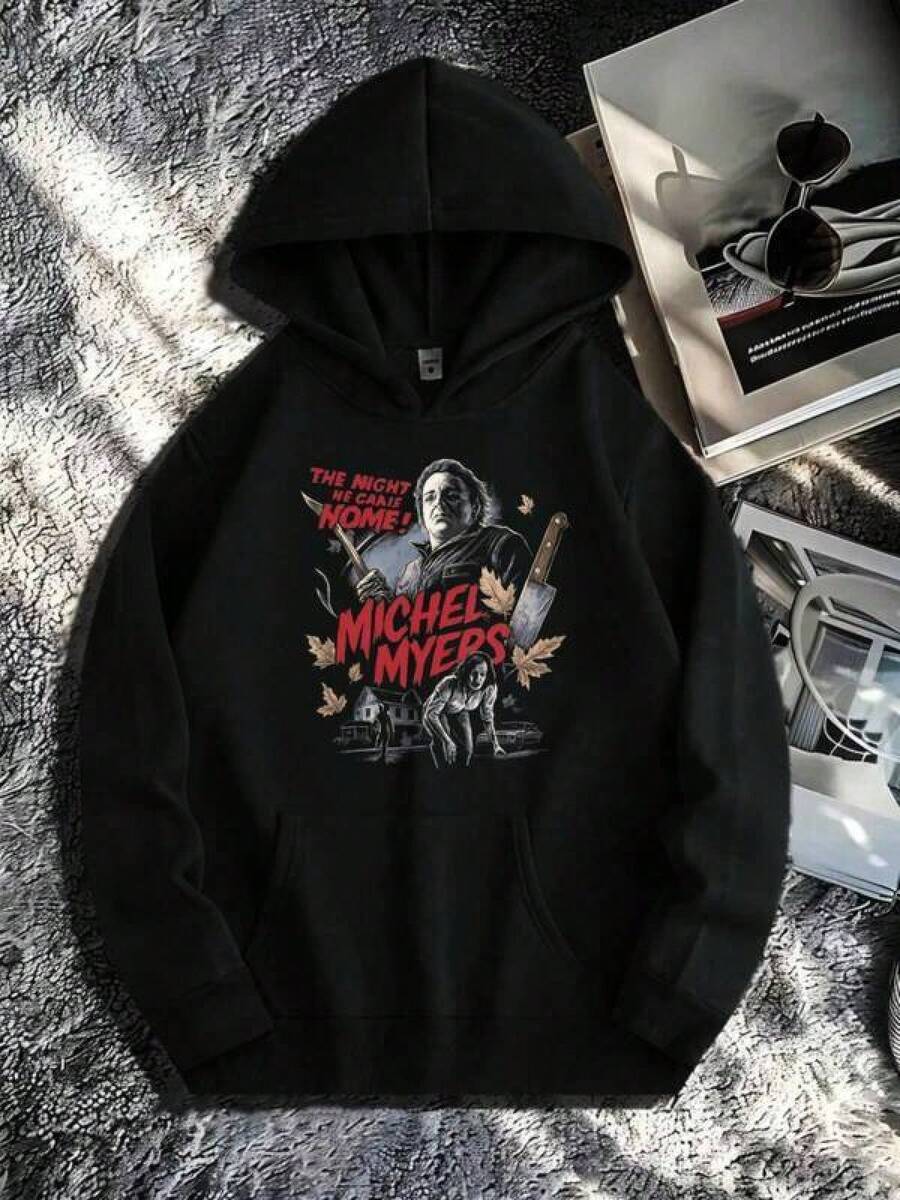 Men Outdoor Hoodies & Sweatshirts - Black - View 1