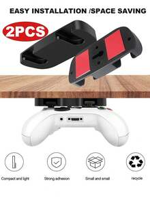 Giá treo tường lưu trữ bộ điều khiển trò chơi có đế để bàn cho P4/p5 - màu đen - Xem 6