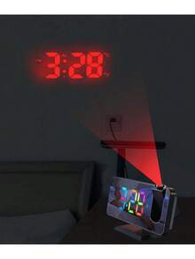Projection Clock - черен - Преглед 2