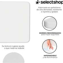 SELECTSHOP Mesa Plegable 1.80 Metros Comedor para Jardin Plegable Mesas De Plastico Resistente Tipo Portafolio de Trabajo Multiusos Comedor Grande para Jardin - Blanco - Ver 5