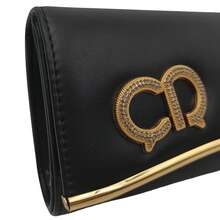 时尚百搭女士晚宴手拿包，皮革材质，可拆卸肩带，磁扣开合，涤纶内衬，适合派对、婚礼、生日、舞会、红毯活动、母亲节、圣诞节、情人节等场合。 - 紅色 - 查看 8