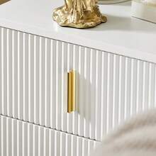 SoBuy FBT115-W Bedside Table With 2 Drawers For Box Spring Bed, Sofa Table, Side Table, Telephone Table, Nightstand, White W X H X D Approx.: 40 X 47 X 40 Cm - White 40x47x40cm - View 10