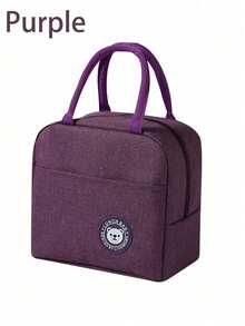 1 pieza Bolsa aislada para el almuerzo, Bolsa térmica para el almuerzo con patrón de fruta grueso y lindo, Bolsa de tote para el almuerzo portátil adecuada para el trabajo y al aire libre, Bolsa para el almuerzo con patrón de oso, Bolsa aislada para el almuerzo, Bolsa para el almuerzo de papel de aluminio grueso, Bolsa para el almuerzo, Bolsa portátil para el almuerzo - Impermeable y portátil, Adecuada para la escuela y la oficina - Multicolor - Ver 14