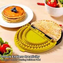 3-In-1 Tortilla Sealer, Tortilla Crimper & Press, Tacos Tortilla Crimper Maker, Adjustable Size 6-8-10 Crust, Make Sealed Quesadillas,Tacos, Burritos, Sandwich & More, BPA-(1Pc) - 2pcs - 查看 5