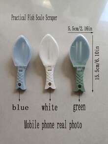 Fish Scale Remover - Plastic Fish Scale Scraper - Simple Kitchen Cleaning Tool - Washing Tool - Peeling Brush - Scrubbing - Cleaning - Fish Scale Scraper - Scraper - Kitchen Supplies - Suitable Gift For Fishing Friends, Relatives And Acquaintances - Multicolor - View 3