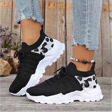 Casual Athletic Shoes. Breathable Mesh Upper. Easy To Match With Both Casual And Work Attire. - màu đen - Xem 2