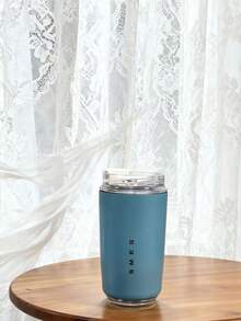 420毫升高品质真空保温杯，大容量办公水瓶，户外便携车载杯，不锈钢双层壁，保温/保冷，防漏，时尚设计，是送给学生、成人、男朋友、女朋友、朋友的完美礼物 - 彩色 - 查看 16