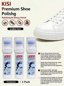 2 In 1 White Shoe Cleaner With Built-In Brush No Rinse Fast Stain Removal, Shoe, Spring Summer Picks, Brides Maid Gifts, Room, Bedroom Decor, Bedroom Decor, Beach, Travel, For Men, For Women, Vacation - White - View 6