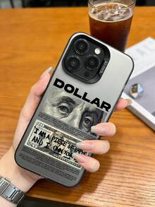 Dollar Bill Phone Case Compatible With Iphone 14/15 Pro Max, Realistic U.S. Currency Design With "I Am A Piece Of Paper And I Own Your Soul" Text, Black And White Money Pattern With Educational Facts, Transparent Hard Shell With Full Camera Protection Cover, Compatible With IPhone, Galaxy, OPPO, VIVO - Multicolor - View 4