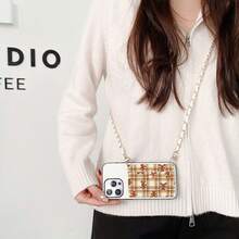 1pc Elegant & Cute Pattern Card Holder Crossbody Wallet Phone Case, PU Leather Protective Cover Compatible With Apple 17, 16, 16e, 15, 14 Plus, 13, 12, 11 Pro Max - Little Bear 15 - View 7