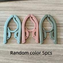 1/3/5/8/10pcs Travel Hangers, Portable Folding Clothes Hanger, Foldable Drying Rack, Non-Slip Design, Suitable For Retail Stores (Random Color), Travel Essential, Travel Accessories, Travel Essentials, Beach Vacation, Summer Travel, School Supplies, Back To School - Multicolor - View 9