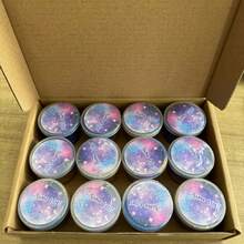 12 Packs Galaxy Putty Slime, Party Favor For Kids Girls & Boys, Adults, Non Sticky, Stress & Anxiety Relief, Wet, Super Soft Sludge Toy,Easter Basket Stuffers - 12pcs - View 1
