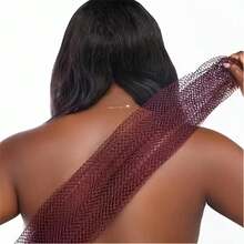 1个活力去角质网状海绵 - 能量网状沐浴清洁海绵，深层清洁并柔滑肌肤，适用于淋浴 - 彩色 - 查看 9