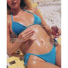 Truly Aceite de afeitado de dona esmaltada: tratamiento de golpes de afeitar para mujeres, aceite de después del afeitado para mujeres y tratamiento de cabello encarnado para la zona del bikini. - Lavanda - Ver 4