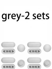 Modern Plastic Toilet Seat Cushion Set, Toilet Seat Cushion Pads, Toilet Seat Bumper Pads, Noise Reducing Cushions, Universal Toilet Seat Cushion Replacement, Used For Noise Reduction, Furniture Protection, Pet Relocation, Housewarming Gift