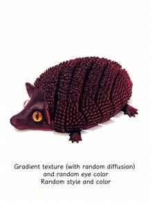 2026新款3D打印可动长猫科动物模型 - 飞鼠、穿山甲、铰链关节可动小狐狸、3D打印逼真眼睛小乌龟模型、猫形,多种动物造型可选,无需电源 - 可爱的家居/办公室/派对装饰 - 生日/圣诞节/万圣节礼物 - 彩色 - 查看 5